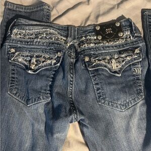 Women's miss me skinny jeans Blue Jeans bling